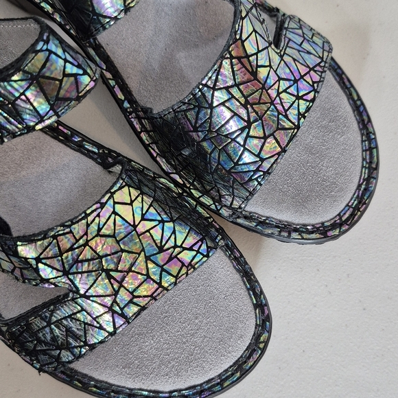 Alegria Loti Tectonic Wedge Sandals - Size 8  (38) - Picture 9 of 16
